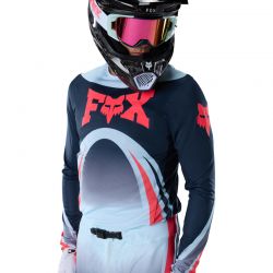 BLUZA MOTOCYKLOWA FOX FLEXAIR ARC ICE BLUE  ENDURO CROSS