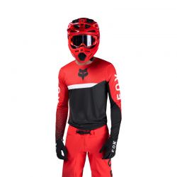 BLUZA MOTOCYKLOWA FOX FLEXAIR FRACTURE FLUO RED  ENDURO CROSS