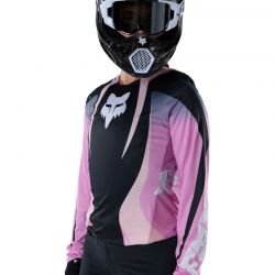 BLUZA MOTOCYKLOWA DAMSKA FOX FLEXAIR THORN BLACK PINK  ENDURO CROSS
