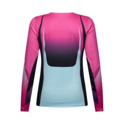 KOSZULKA ROWEROWA Z DŁUGIM RĘKAWEM DAMSKA FOX FLEXAIR LS TS57 SE PINK  ENDURO CROSS