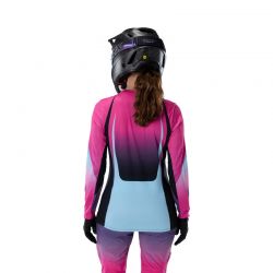KOSZULKA ROWEROWA Z DŁUGIM RĘKAWEM DAMSKA FOX FLEXAIR LS TS57 SE PINK  ENDURO CROSS