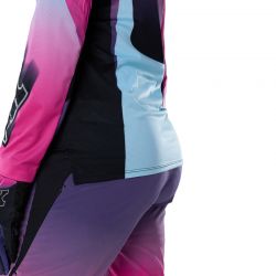 KOSZULKA ROWEROWA Z DŁUGIM RĘKAWEM DAMSKA FOX FLEXAIR LS TS57 SE PINK  ENDURO CROSS