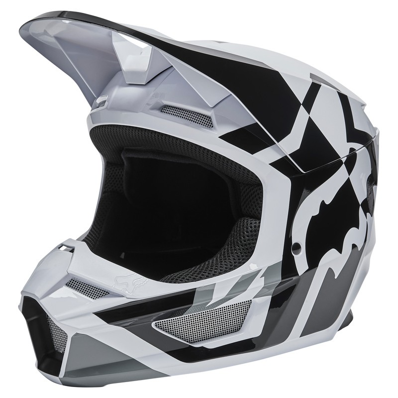 KASK FOX V1 LUX BLACK/WHITE  ENDURO CROSS