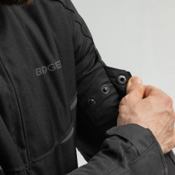 KURTKA MOTOCYKLOWA TEKSTYLNA BROGER GRID BLACK 