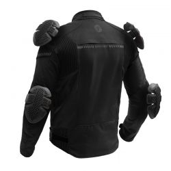 KURTKA MOTOCYKLOWA TEKSTYLNA BROGER GRID BLACK 