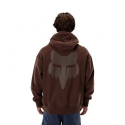 BLUZA Z KAPTUREM FOX HEAD HEAVYWEIGHT FLEECE PO COFFEE  ENDURO CROSS