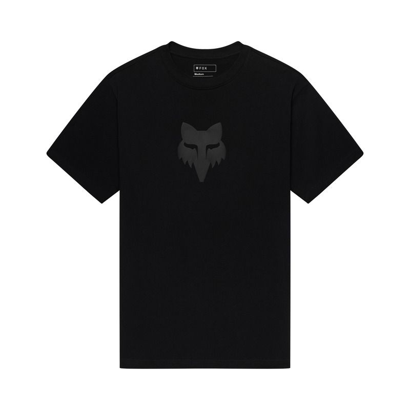 T-SHIRT FOX HEAD HEAVYWEIGHT BLACK  ENDURO CROSS