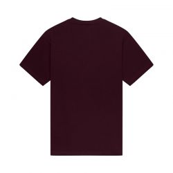 T-SHIRT FOX HEAD HEAVYWEIGHT DARK MAROON  ENDURO CROSS