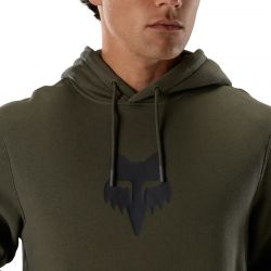 BLUZA Z KAPTUREM FOX HEAD FLEECE PO OLIVE GREEN  ENDURO CROSS