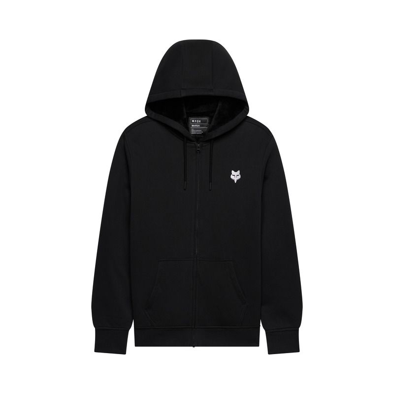 BLUZA Z KAPTUREM FOX HEAD SASQUATCH FLEECE ZIP BLACK  ENDURO CROSS