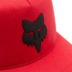 CZAPKA Z DASZKIEM JUNIOR FOX HEAD SUBFRAME FLAME RED  ENDURO CROSS