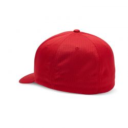CZAPKA Z DASZKIEM FOX HEAD TECH FLEXFIT FLAME RED  ENDURO CROSS