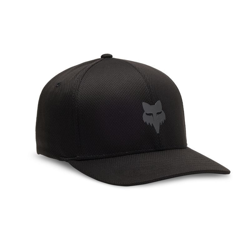 CZAPKA Z DASZKIEM FOX HEAD TECH FLEXFIT BLACK CHARCOAL  ENDURO CROSS