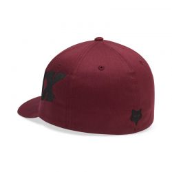 CZAPKA Z DASZKIEM FOX F HEAD X FLEXFIT DARK MAROON  ENDURO CROSS