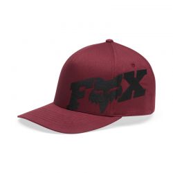 CZAPKA Z DASZKIEM FOX F HEAD X FLEXFIT DARK MAROON  ENDURO CROSS