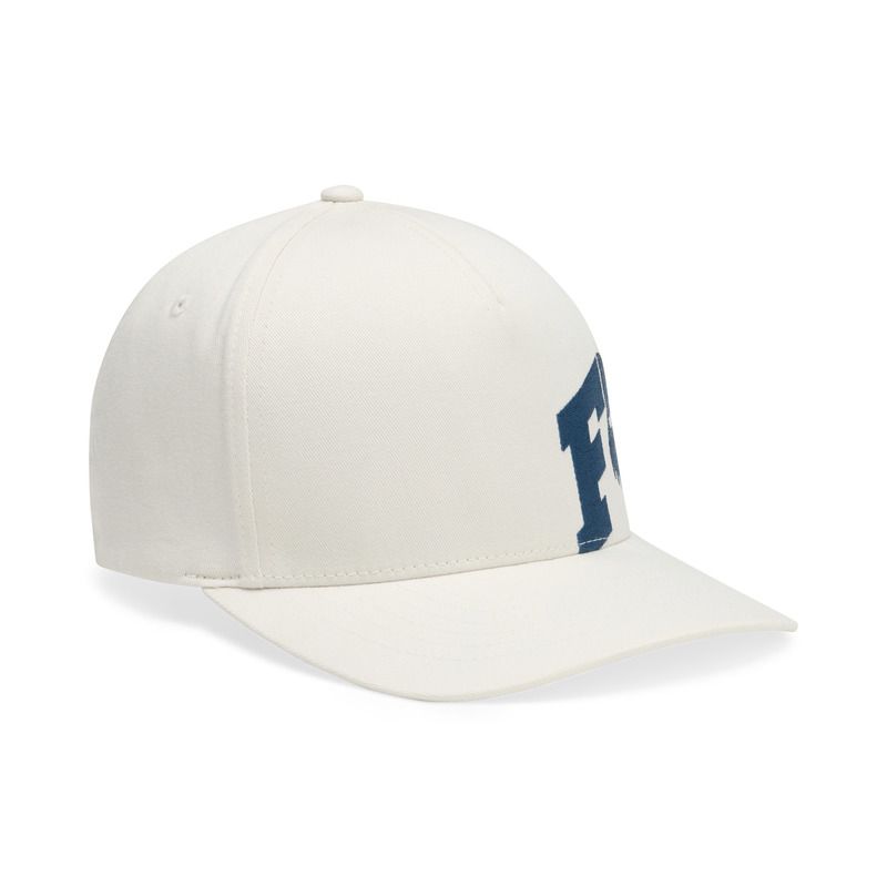 CZAPKA Z DASZKIEM FOX F HEAD X FLEXFIT PEARL WHITE  ENDURO CROSS