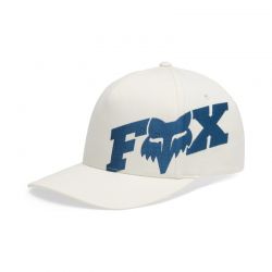 CZAPKA Z DASZKIEM FOX F HEAD X FLEXFIT PEARL WHITE  ENDURO CROSS