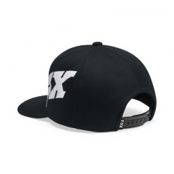 CZAPKA Z DASZKIEM JUNIOR FOX F HEAD X SNAPBACK BLACK  ENDURO CROSS