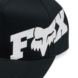 CZAPKA Z DASZKIEM JUNIOR FOX F HEAD X SNAPBACK BLACK  ENDURO CROSS
