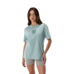 T-SHIRT DAMSKI FOX HEAD ARCTIC BLUE  ENDURO CROSS