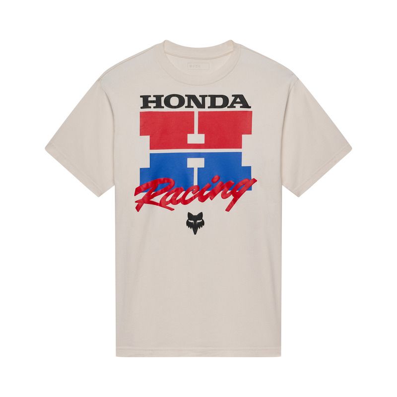 T-SHIRT FOX HONDA MIDWEIGHT OFF WHITE  ENDURO CROSS