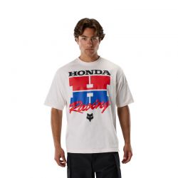 T-SHIRT FOX HONDA MIDWEIGHT OFF WHITE  ENDURO CROSS