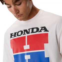 T-SHIRT FOX HONDA MIDWEIGHT OFF WHITE  ENDURO CROSS