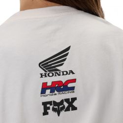 T-SHIRT FOX HONDA MIDWEIGHT OFF WHITE  ENDURO CROSS