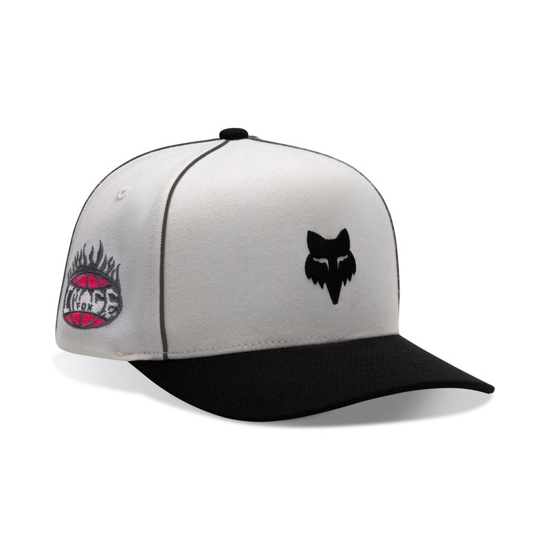 CZAPKA Z DASZKIEM FOX IMAGE COSMO SNAPBACK WHITE  ENDURO CROSS