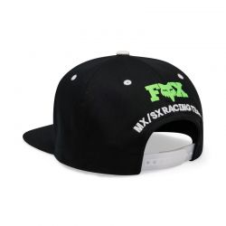 CZAPKA Z DASZKIEM FOX KAWASAKI SNAPBACK BLACK  ENDURO CROSS