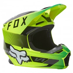 KASK FOX V1 RIDL FLUORESCENT YELLOW  ENDURO CROSS