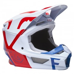 KASK FOX V1 SKEW WHITE/RED/BLUE  ENDURO CROSS