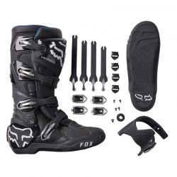 BUTY FOX MOTION BLACK  (WKŁADKA 291MM) ENDURO CROSS