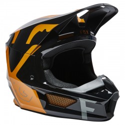 KASK FOX JUNIOR V1 SKEW BLACK/GOLD  ENDURO CROSS