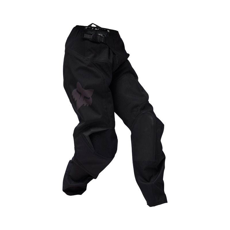 SPODNIE MOTOCYKLOWE JUNIOR FOX BLACKOUT BLACK  ENDURO CROSS
