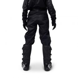 SPODNIE MOTOCYKLOWE JUNIOR FOX BLACKOUT BLACK  ENDURO CROSS