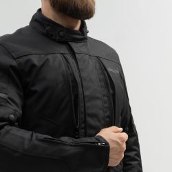 KURTKA MOTOCYKLOWA TEKSTYLNA BROGER OVERLAND BLACK 