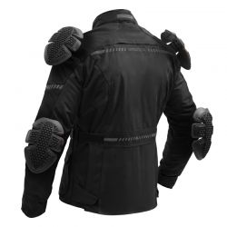KURTKA MOTOCYKLOWA TEKSTYLNA BROGER OVERLAND BLACK 