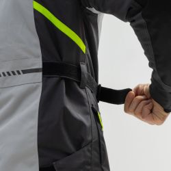 KURTKA MOTOCYKLOWA TEKSTYLNA BROGER OVERLAND BLACK GREY FLUO YELLOW 