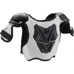 OCHRANIACZ KLATKI PIERSIOWEJ JUNIOR FOX PEEWEE TITAN ROOST DEFLECTOR BLACK SILVER  ENDURO CROSS