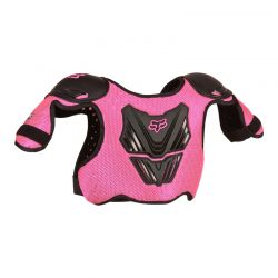 OCHRANIACZ KLATKI PIERSIOWEJ JUNIOR FOX PEEWEE TITAN ROOST DEFLECTOR BLACK PINK YM/L ENDURO CROSS