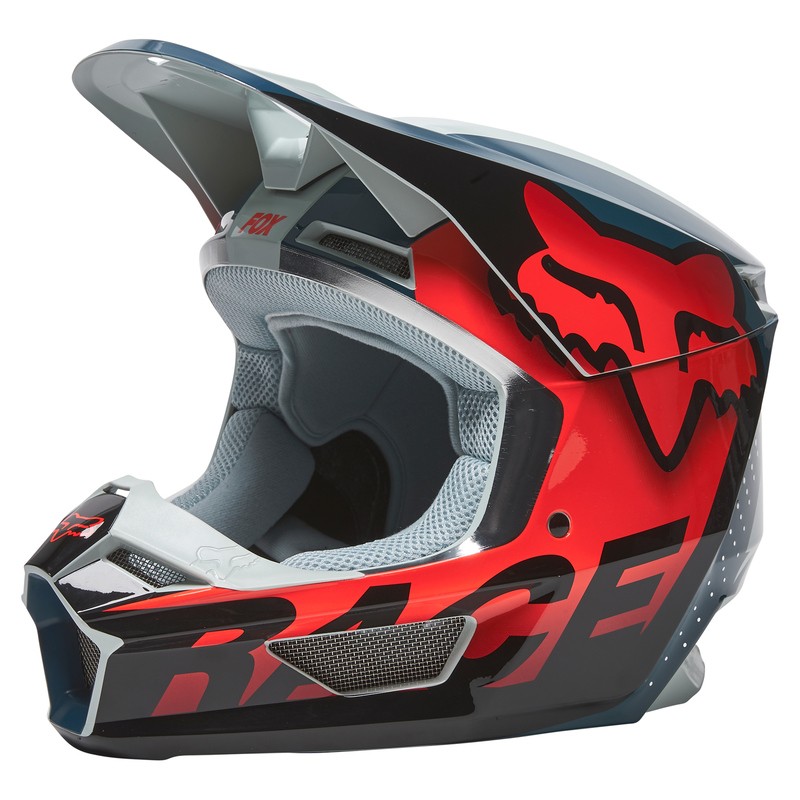 KASK FOX V1 TRICE GREY/ORANGE  ENDURO CROSS