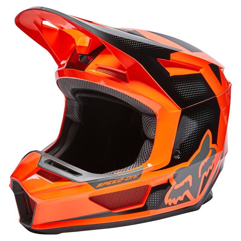 KASK FOX V2 DIER FLUORESCENT ORANGE  ENDURO CROSS