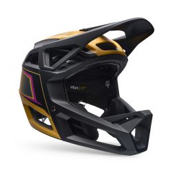 KASK ROWEROWY FOX PROFRAME RS HEATSTACK DARK YELLOW  ENDURO CROSS