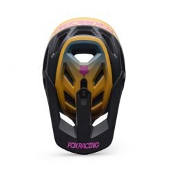 KASK ROWEROWY FOX PROFRAME RS HEATSTACK DARK YELLOW  ENDURO CROSS