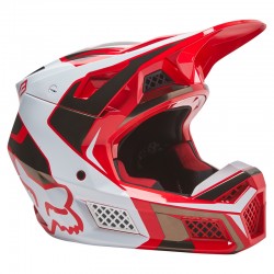 KASK FOX V3 RS MIRER FLUORESCENT RED  ENDURO CROSS