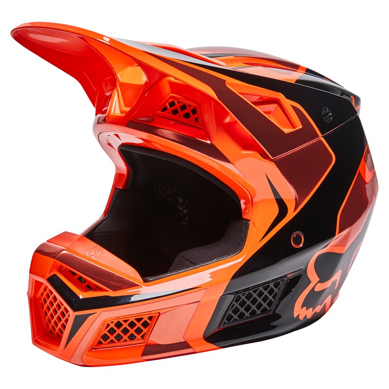 KASK FOX V3 RS MIRER FLUORESCENT ORANGE  ENDURO CROSS