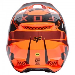 KASK FOX V3 RS MIRER FLUORESCENT ORANGE  ENDURO CROSS