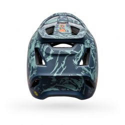 KASK ROWEROWY JUNIOR FOX RAMPAGE IMG PRINT ARCTIC BLUE  ENDURO CROSS