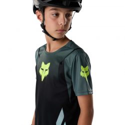 KOSZULKA ROWEROWA JUNIOR FOX RANGER SS FOUNDRY SAGE  ENDURO CROSS